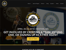 Tablet Screenshot of nhlalumniproam.com